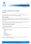 Prostatitis (chronic pelvic pain syndrome) information sheet