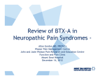 Review of BTX-A in Neuropathic Pain Syndromes