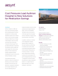 Cost Pressures Lead Aultman Hospital to New Solutions for