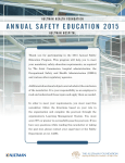 ANNUAL SAFETY EDUCATION 2015