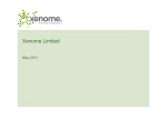 Xenome Limited