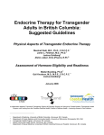 Endocrine Therapy for Transgender Adults in British Columbia