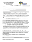 Pet Surgical Release Form