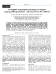 Eosinophilic Esophagitis Presenting as Complete Esophageal