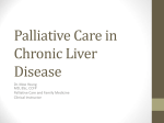 Palliative Care in Chronic Liver Disease