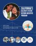 California`s DSRIP 2010-2015: Successes to Build On