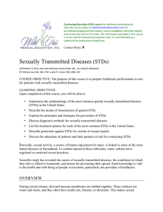 Sexually Transmitted Diseases (STDs)