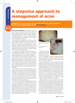 A stepwise approach to management of acne