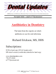Antibiotics in Dentistry