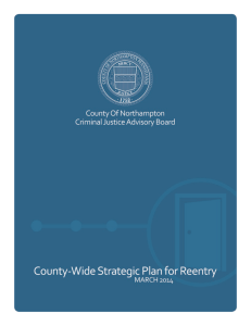 Reentry Strategic Plan - Northampton County Department of