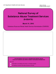 Questionnaire - national survey of substance abuse treatment
