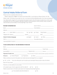Central Intake Referral Form