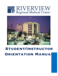 Student/Instructor Orientation Manual