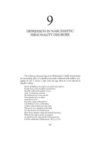 Depression in Narcissistic Personality Disorder