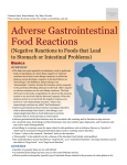 Adverse Gastrointestinal Food Reactions