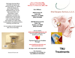 TMJ Brochure - OralSurgeryServices.net