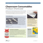 Cleanroom Consumables Product Showcase
