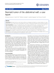 Desmoid tumor of the abdominal wall: a case report | SpringerLink
