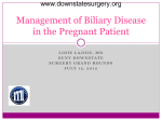 Management of Biliary Disease in the Pregnant Patient
