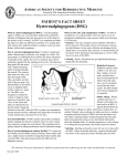 PATIENT`S FACT SHEET Hysterosalpingogram (HSG)