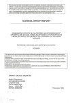 CLINICAL STUDY REPORT