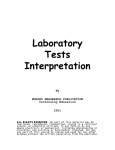 Laboratory Tests Interpretation By