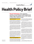Health Policy Brief Pay-for-Performance.
