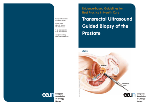 Transrectal Ultrasound Guided Biopsy of the Prostate