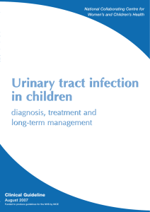 Urinary tract infection