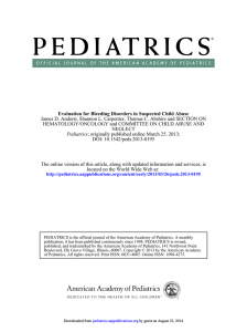 James D. Anderst, Shannon L. Carpenter, Thomas C. Abshire and... HEMATOLOGY/ONCOLOGY and COMMITTEE ON CHILD ABUSE AND