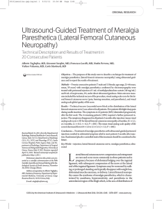 Ultrasound-Guided Treatment of Meralgia Paresthetica (Lateral Femoral Cutaneous Neuropathy)