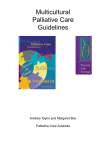 Multicultural Palliative Care Guidelines Andrew Taylor and Margaret Box