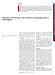 Detection, Prevention, and Treatment of Hypoglycemia in the Hospital Fr om Resear