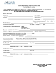 UNIFOUR PAIN TREATMENT PHYSICIANS PATIENT DATA FORM