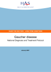 Gaucher disease  National Diagnosis and Treatment Protocol