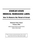 STATE-BY-STATE MEDICAL MARIJUANA LAWS: How To Remove the Threat of Arrest