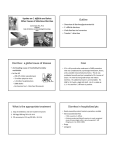 Outline C. difficile Other Causes of Infectious Diarrhea