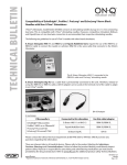 Compatibility of EchoBright*, ProBloc*, ProLong* and EchoLong* Nerve Block