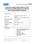 Blood Borne Viruses, Protection against Infection with