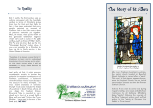 The Story of St Alban - St Alban`s Anglican Church