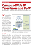 Campus-Wide IP Television and VoIP