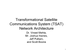 Transformational Satellite Communications System (TSAT) Network