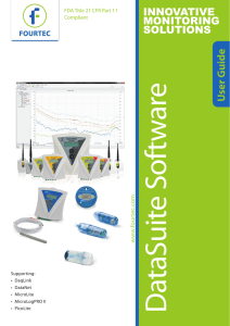 DataSuite User Guide Supporting Fourtec Data Loggers