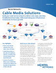 Nortel Networks Cable Media Solutions