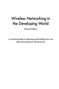 Wireless Networking in the Developing World