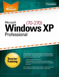 Windows XP Professional (70-270) LearnSmart