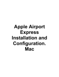 Apple Airport Express Installation and Configuration. Mac