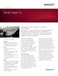 Brocade Dansk Kabel TV Success Story