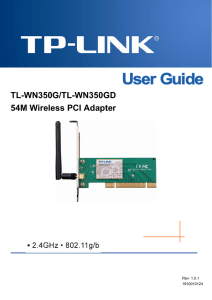 TL-WN350G_350GD User Guide - TP-Link