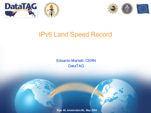 IPv6 Land Speed Record
